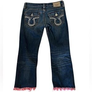 Big Star Liv Low Rise Pom-Pom Bootcut Jeans